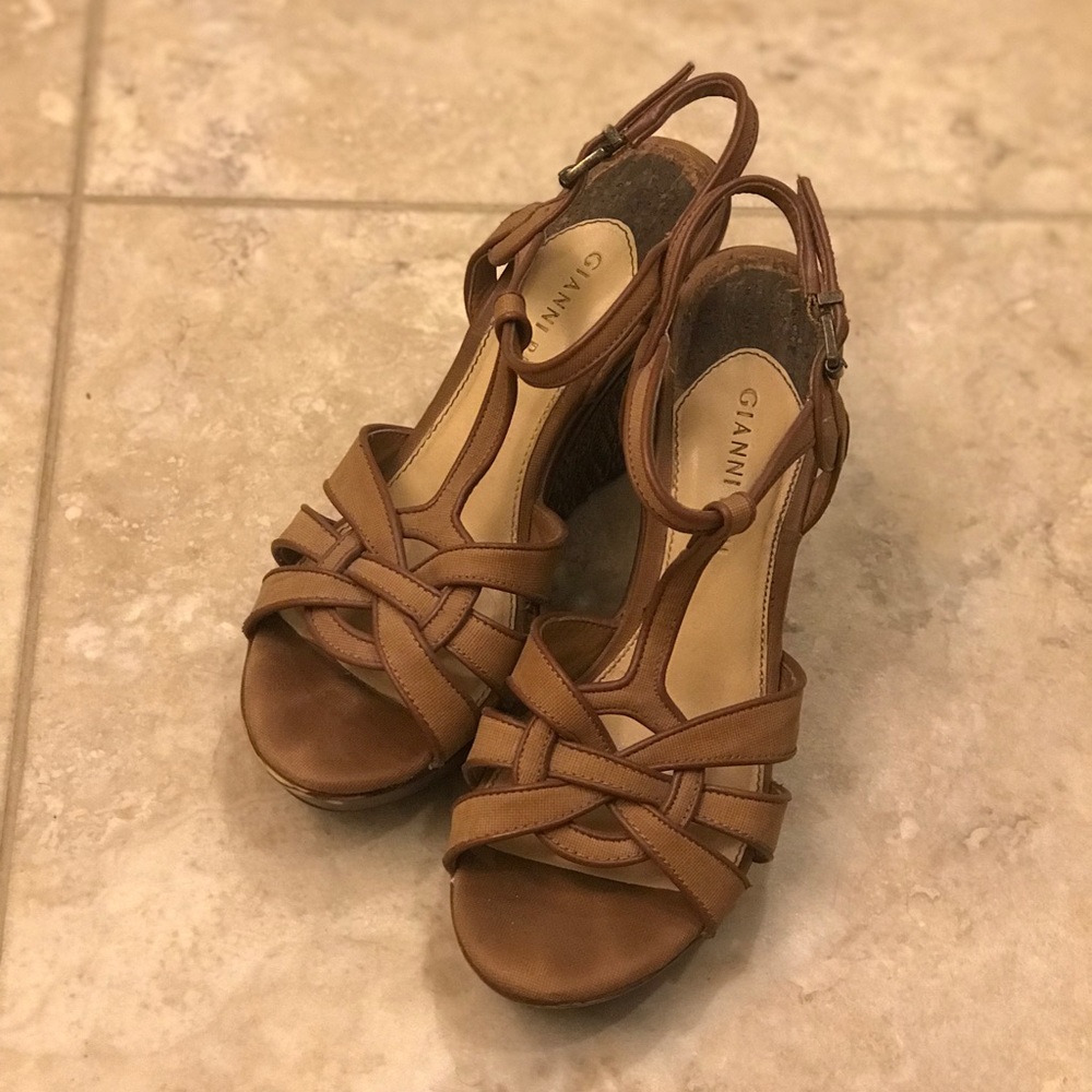 Strappy Wedges